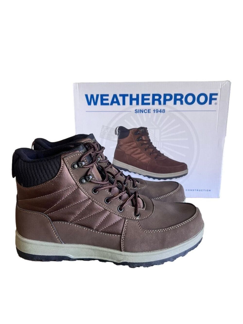 WEATHERPROOF Men's Stoll Cold Lace Up Boot Size 11 #243323